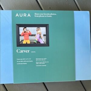 Aura Carver Digital Frame in Gravel